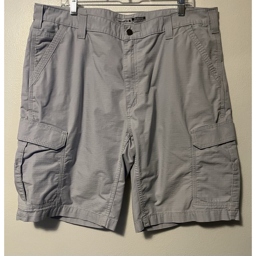 Carhartt Cargo Shorts Mens Size 40 x 11 Relaxed Fit Force Ripstop Work See Pics